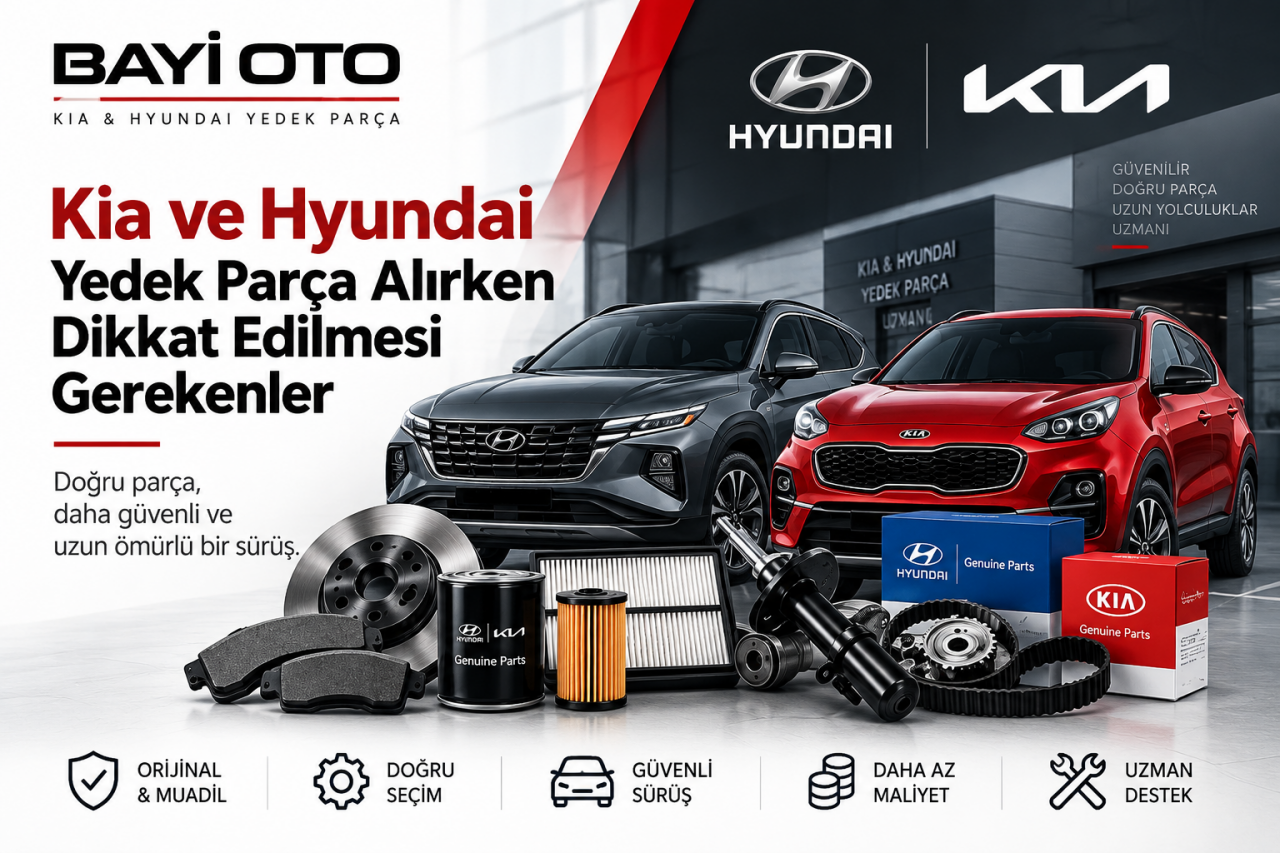 Kia Hyundai Yedek Parça Alırken Dikkat Edilmesi Gerekenler