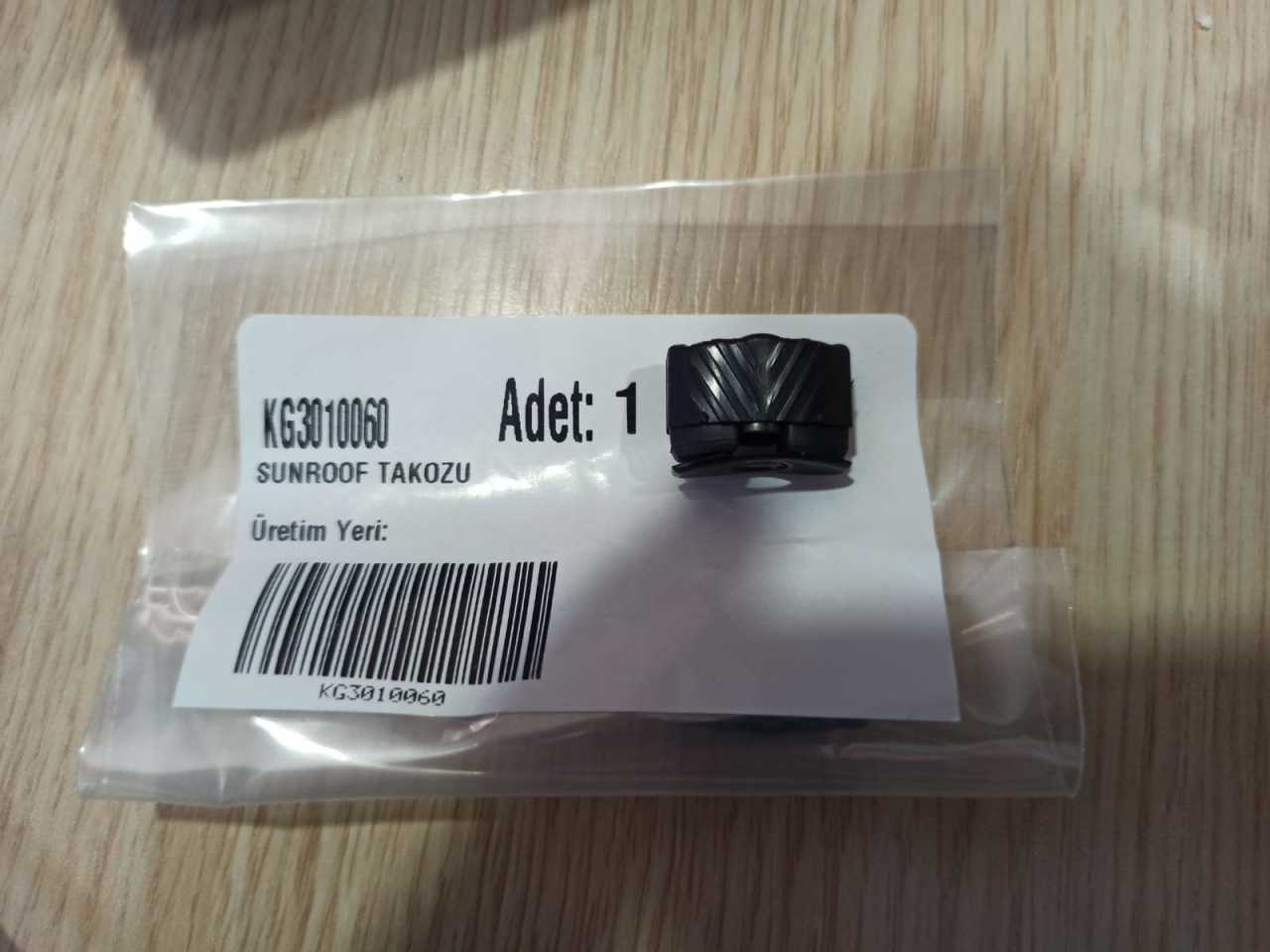 KİA CEED SUNROOF TAKOZU ORİJİNAL KG3010060