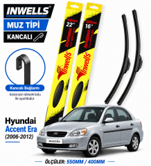 HYUNDAİ ACCENT ERA SİLECEK TAKIMI 2006-2012 INWELLS MUZ TİPİ KANCALI