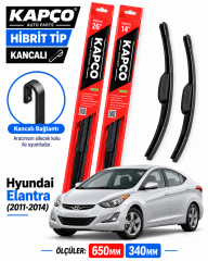 HYUNDAİ ELANTRA SİLECEK TAKIMI 2011-2014 KAPCO HİBRİT TİP KANCALI