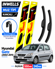 HYUNDAİ GETZ SİLECEK TAKIMI 2002-2011 INWELLS MUZ TİPİ KANCALI