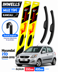 HYUNDAİ i10 SİLECEK TAKIMI 2008-2019 INWELLS MUZ TİPİ KANCALI