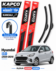 HYUNDAİ i10 SİLECEK TAKIMI 2020-2024 KAPCO HİBRİT TİP KANCALI