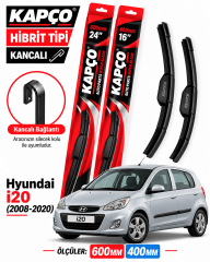 HYUNDAİ i20 SİLECEK TAKIMI 2008-2020 KAPCO HİBRİT TİP KANCALI
