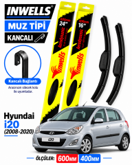 HYUNDAİ i20 SİLECEK TAKIMI 2008-2020 INWELLS MUZ TİPİ KANCALI