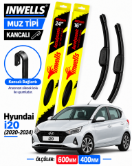 HYUNDAİ i20 SİLECEK TAKIMI 2020-2024 INWELLS MUZ TİPİ KANCALI