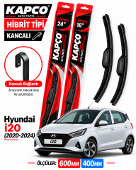 HYUNDAİ i20 SİLECEK TAKIMI 2020-2024 KAPCO HİBRİT TİP KANCALI