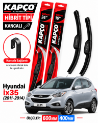 HYUNDAİ ix35 SİLECEK TAKIMI 2011-2014 KAPCO HİBRİT TİP KANCALI