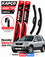 HYUNDAİ SANTA FE SİLECEK TAKIMI 2006-2012 KAPCO HİBRİT TİP KANCALI