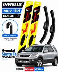 HYUNDAİ SANTA FE SİLECEK TAKIMI 2006-2012 INWELLS MUZ TİPİ KANCALI