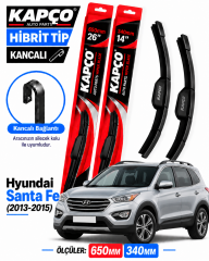 HYUNDAİ SANTA FE SİLECEK TAKIMI 2013-2015 KAPCO HİBRİT TİP KANCALI