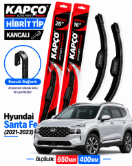 HYUNDAİ SANTA FE SİLECEK TAKIMI 2021-2023 KAPCO HİBRİT TİP KANCALI