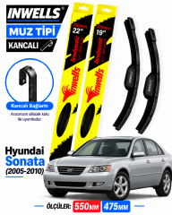 HYUNDAİ SONATA SİLECEK TAKIMI 2005-2010 INWELLS MUZ TİPİ KANCALI