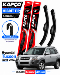 HYUNDAİ TUCSON SİLECEK TAKIMI 2005-2010 KAPCO HİBRİT TİP KANCALI
