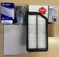 Hyundai i30 Dizel Filtre Seti (Yağ Hariç)