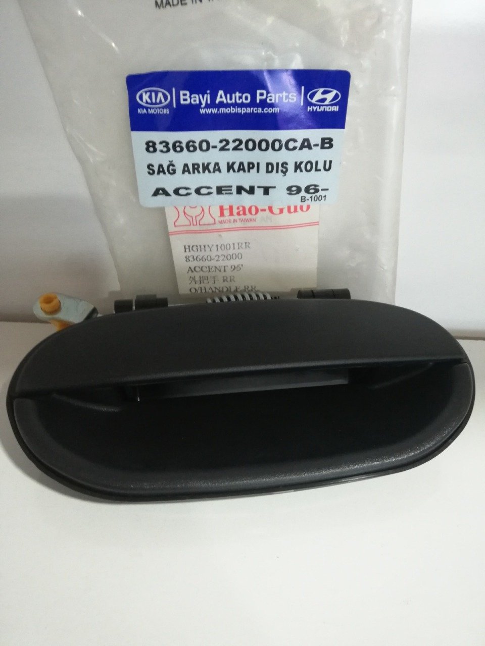 HYUNDAİ ACCENT DIŞ KAPI AÇMA KOLU ARKA SAĞ 95-00 8366022000CA