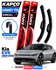 KİA EV6 SİLECEK TAKIMI 2022-2025 KAPCO HİBRİT TİP KANCALI