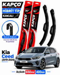 KİA CEED SİLECEK TAKIMI 2019-2024 KAPCO HİBRİT TİP KANCALI