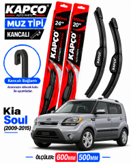 KİA SOUL SİLECEK TAKIMI 2009-2015 KAPCO HİBRİT TİP KANCALI
