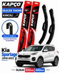 KİA SPORTAGE SİLECEK TAKIMI 2016-2021 KAPCO HİBRİT TİP KANCALI