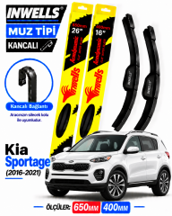KİA SPORTAGE SİLECEK TAKIMI 2016-2021 INWELLS MUZ TİPİ KANCALI