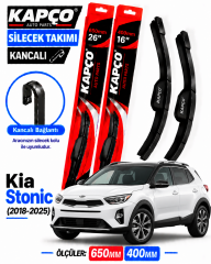 KİA STONİC SİLECEK TAKIMI 2018-2025 KAPCO HİBRİT TİP KANCALI