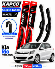 KİA RİO SİLECEK TAKIMI 2012-2017 KAPCO HİBRİT TİP KANCALI