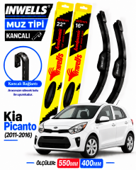 KİA PİCANTO SİLECEK TAKIMI 2011-2016 INWELLS MUZ TİPİ KANCALI