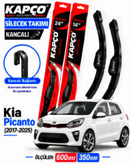 KİA PİCANTO SİLECEK TAKIMI 2017-2025 KAPCO HİBRİT TİP KANCALI