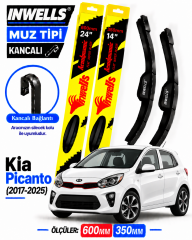 KİA PİCANTO SİLECEK TAKIMI 2017-2025 INWELLS MUZ TİPİ KANCALI