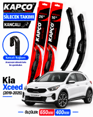 KİA XCEED SİLECEK TAKIMI 2019-2025 KAPCO HİBRİT TİP KANCALI