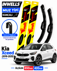 KİA XCEED SİLECEK TAKIMI 2019-2025 INWELLS MUZ TİPİ KANCALI