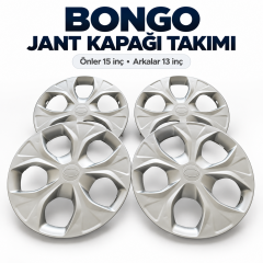 KİA BONGO JANT KAPAĞI TAKIMI 4'LÜ SET ÖN 15 İNÇ ARKA 13 İNÇ