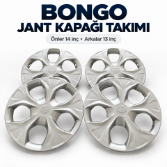 KİA BONGO JANT KAPAĞI TAKIMI 4'LÜ SET ÖN 14 İNÇ ARKA 13 İNÇ