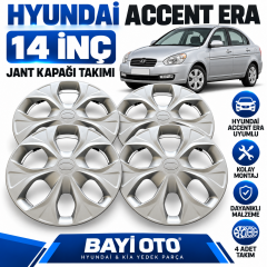 HYUNDAİ ACCENT ERA JANT KAPAĞI 4'LÜ SET 14 İNÇ