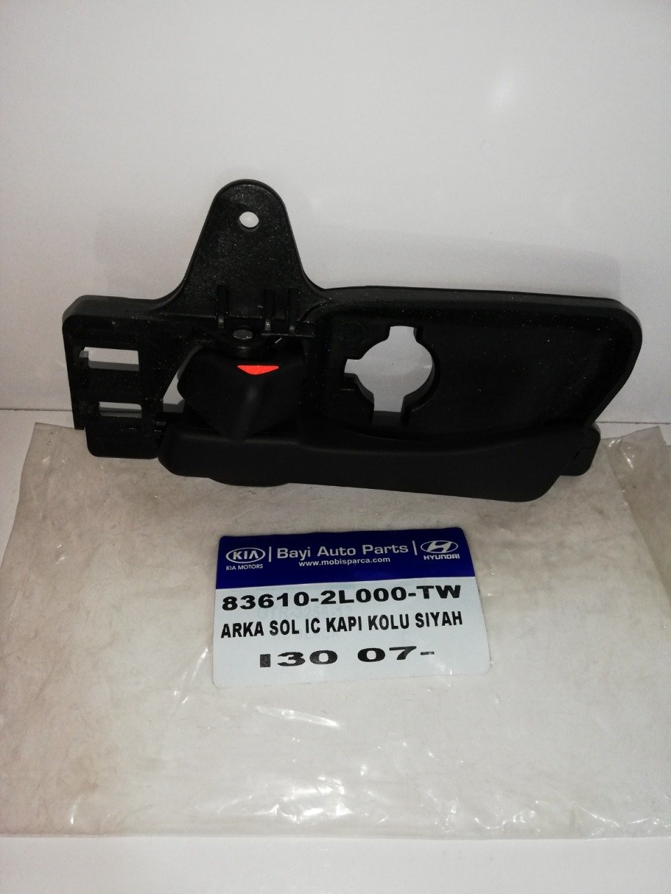 Hyundai İ30 İç Kapı Açma Kolu Arka Sol 07-11 Siyah (Taiwan)