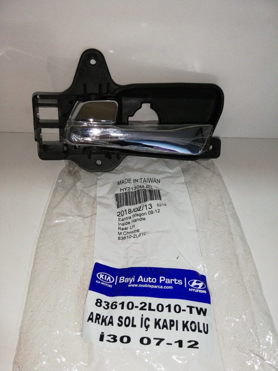 Hyundai İ30 İç Kapı Açma Kolu Arka Sol 07-11 Nikelajlı (Taiwan)