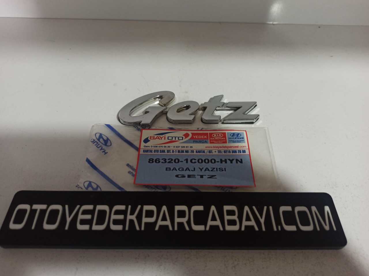 HYUNDAİ GETZ ARKA YAZISI 863201C000