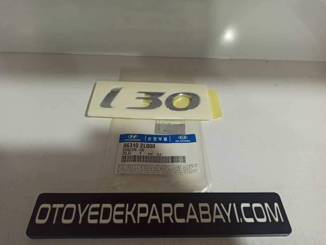 Hyundai i30 Arka i30 Yazısı (Orijinal)