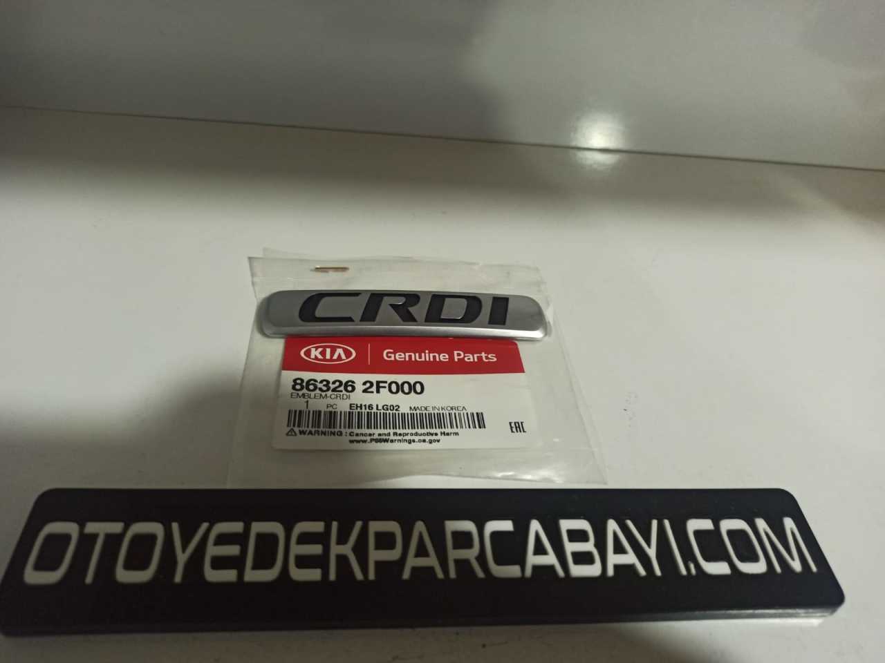 Kia Cerato CRDI Yazısı