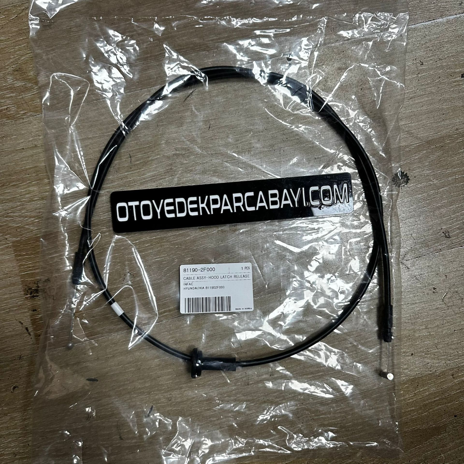 Kia Cerato Motor Kaput Açma Teli Arka (81190-2F000)
