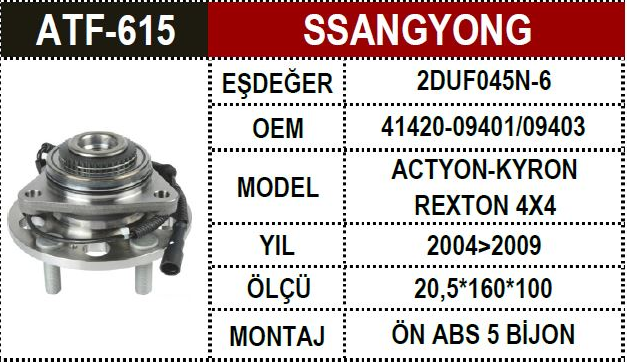 Ön Porya Sağ-Sol 2004-2009