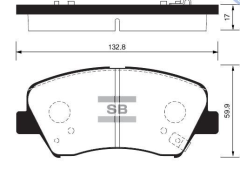 HYUNDAİ İ30 - ELANTRA ÖN BALATA TAKIMI 15 JANT 58101-A6A00