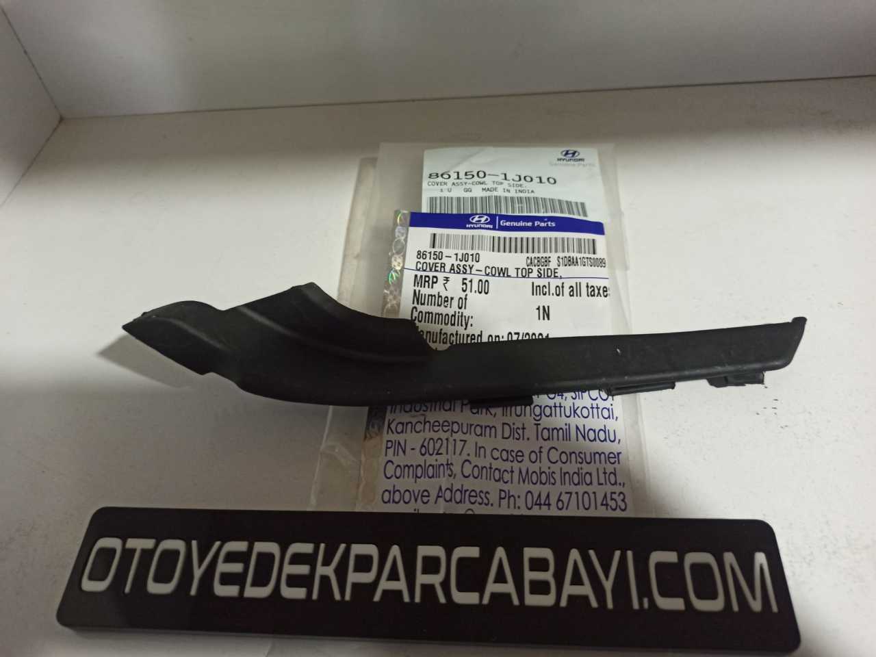 HYUNDAİ İ20 ÖN CAM SOL KÖŞE BAKALİTİ 2008-2014 861501J010
