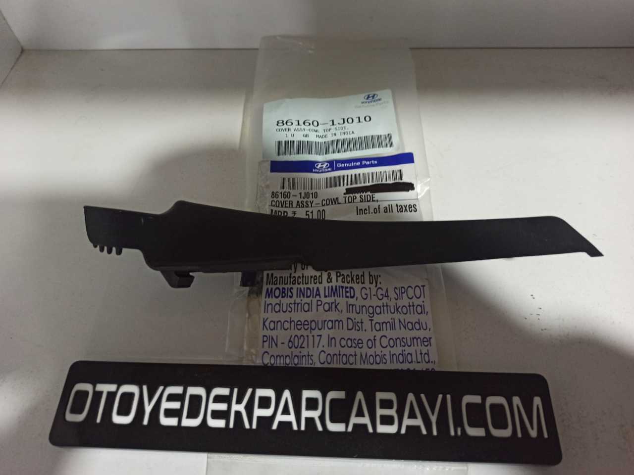 HYUNDAİ İ20 ÖN CAM SAĞ KÖŞE BAKALİTİ 2008-2014 861601J010