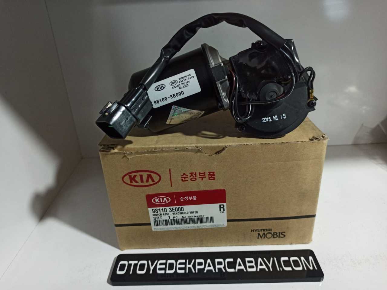 Kia Sorento Ön Cam Silecek Motoru Orjinal 2003-2009 (981103E000)