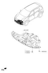 KİA SPORTAGE MOTOR ALT MUHAFAZA 2016-2020 29110-F1000