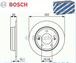 KİA CEED ARKA DİSK TAKIMI 262MM 5 BİJON 2012-2016 58411-A6300