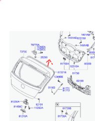 Hyundai i30 2007-2012 Hb Bagaj Fitili