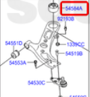 KİA SPORTAGE 10-15 ÖN SALINCAK ARKA BURÇ BÜYÜK 54584-2S200